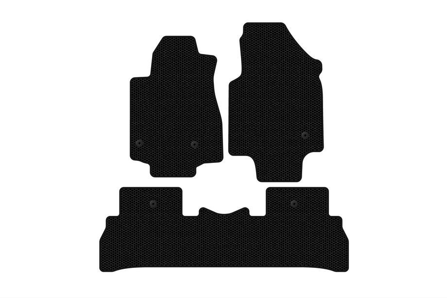 Honda Pilot 2008–2015 Kumimattosarja Carsuit (2008-2012, 7-paikkainen, musta) Image