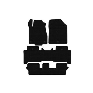 Carsuit kumimatot matkustamoon (3 riviä, mustat) Acura MDX 2007–2013 kuva 1