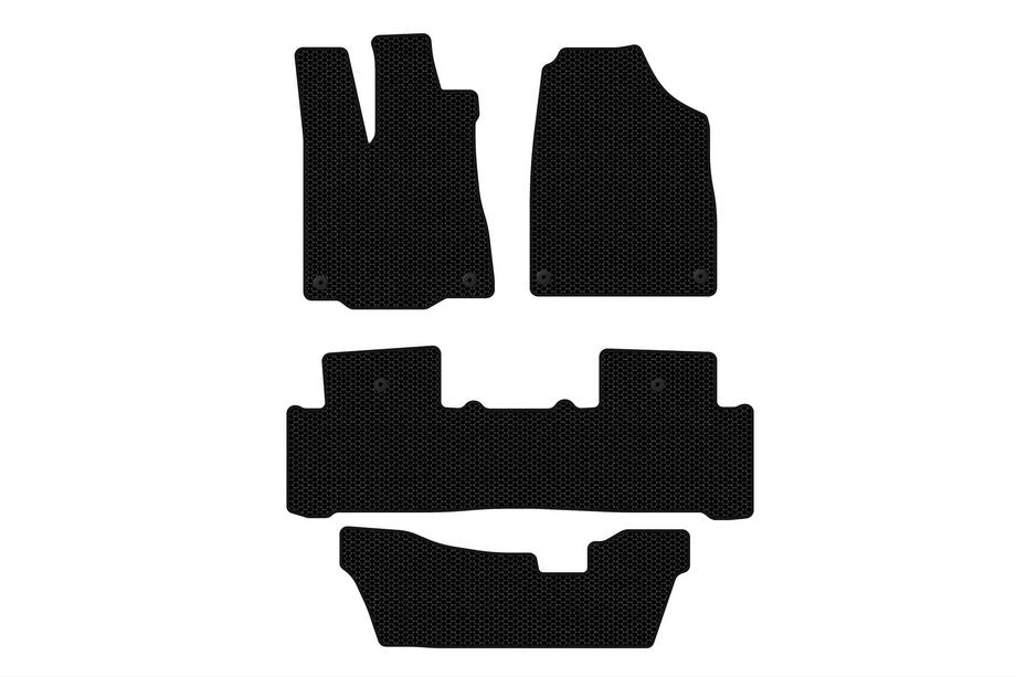 Acura MDX 2013–2020 Carsuit kumimatot matkustamoon (3 riviä, mustat) Image