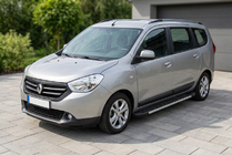 Renault Lodgy 2013–2022 Duru sivuportaat (2 kpl, alumiini) kuva 1