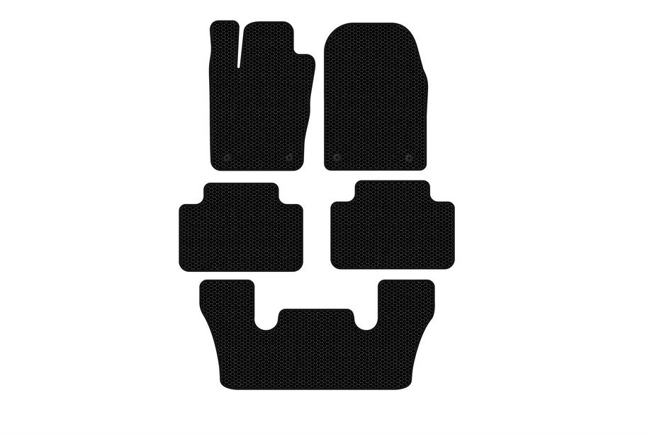 Dodge Durango 2010– Carsuit kumimatot matkustamoon (3 riviä, mustat) Image