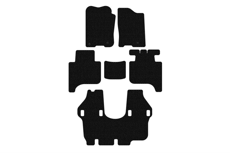 Infiniti QX56 2004–2010 Carsuit kumimatot (3 riviä, 2004-2008, mustat) Image