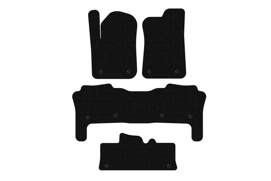 Infiniti QX56 2010–2013 Carsuit kumimatot matkustamoon (3 riviä, mustat) Image
