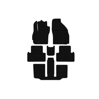 Kumimatot Carsuit (3 riviä, 7-paikkainen, mustat) kuva 1