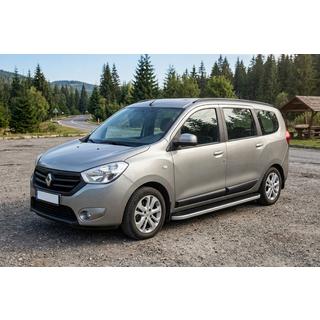Tayga Grey -sivuaskelmat (2 kpl, alumiini) Renault Lodgy 2013–2022 kuva 1