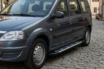 Dacia Logan MCV 2004–2014 Sunrise sivuportaat (2 kpl, alumiini) kuva 1
