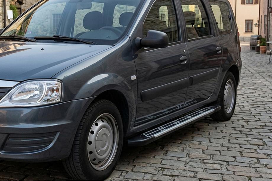 Dacia Logan MCV 2004–2014 Sunrise sivuportaat (2 kpl, alumiini) Image