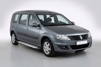 Dacia Logan MCV 2004–2014 Line-astinlaudat (2 kpl, alumiini) kuva 3