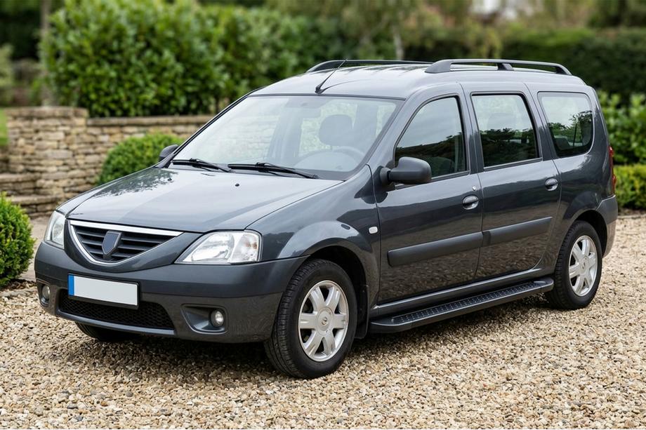 Renault Logan MCV 2005–2013 Allmond Black sivuaskelmat (2 kpl, alumiini) Image