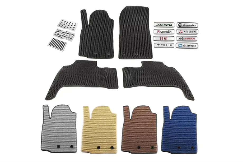 Mitsubishi Colt 2004–2012 EVA-lattiamatot (3-ovinen, musta) Image