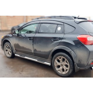 Sivuputket BB002 (2 kpl, ruostumaton teräs) Subaru XV 2011–2017 kuva 3