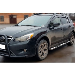 Sivuputket BB002 (2 kpl, ruostumaton teräs) Subaru XV 2011–2017 kuva 1