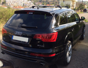 Audi Q7 2005–2015 Kattotelineen poikkitangot integroituihin kattokaiteisiin, lukittavat WingCarrier V2 (2 kpl) Musta kuva 20