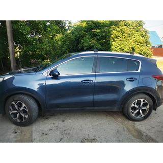 Kattotelineen poikkitangot integroituihin kattokaiteisiin, lukittavat WingCarrier V2 (2 kpl) Kia Sportage 2015–2021 kuva 1