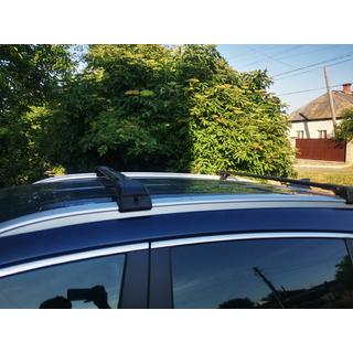 Kattotelineen poikkitangot integroituihin kattokaiteisiin, lukittavat WingCarrier V2 (2 kpl) Kia Sportage 2015–2021 kuva 2