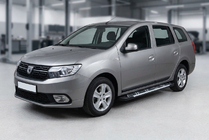Renault Logan MCV 2013–2022 Sunrise-astinlaudat (2 kpl, alumiini) kuva 1