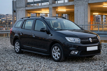 Renault Logan MCV 2013–2022 Bosphorus Black sivuastinlaudat (2 kpl, alumiini) kuva 1