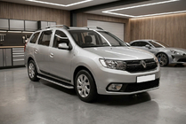 Renault Logan MCV 2013–2022 Tayga Grey -sivuaskelmat (2 kpl, alumiini) kuva 1