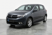 Renault Sandero 2013–2022 Allmond Black sivuportaat (2 kpl, alumiini) kuva 1