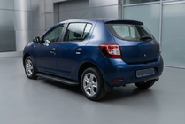Renault Sandero 2013–2022 Sivuporrast Bosphorus Black (2 kpl, alumiini) kuva 1