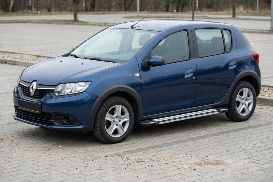 Renault Sandero 2013–2022 Rainbow sivuportaat (2 kpl, alumiini) Image