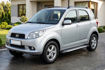 Daihatsu Terios 2006–2017 Line-sivuporrassarja (2 kpl, alumiini) kuva 1