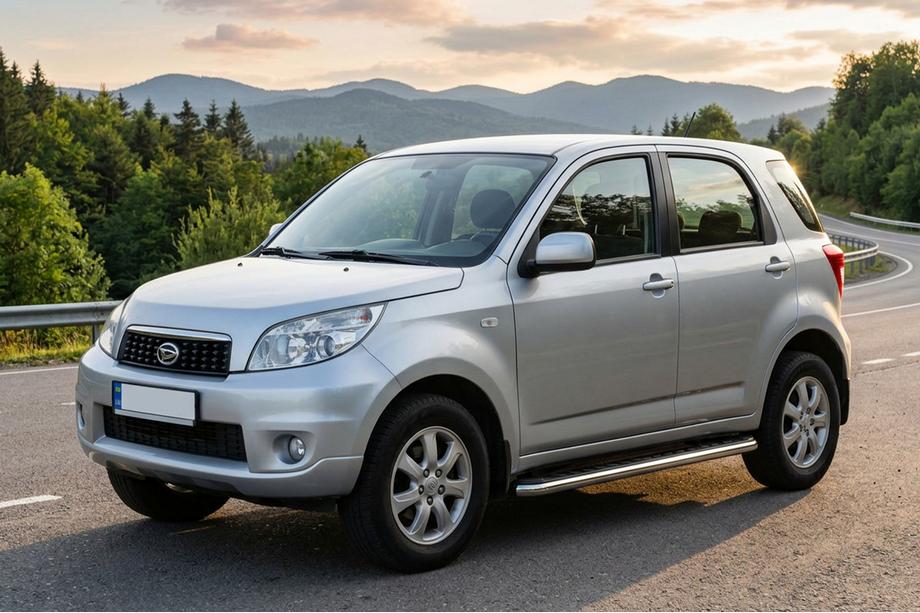 Daihatsu Terios 2006–2017 Maydos V1 sivuportaat (2 kpl, alumiini ↗ ruostumaton teräs) Image