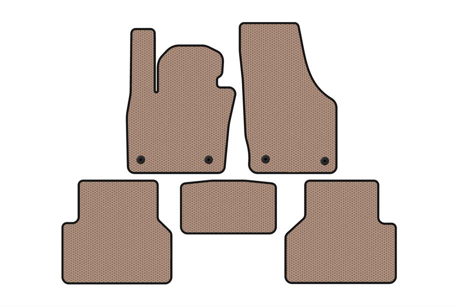 Audi Q3 2011–2019 Kumimatot Carsuit (Beige) Image