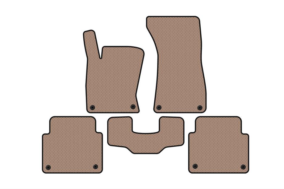 Audi A8 2002–2009 Kumimatot Carsuit (Short, beige) Image