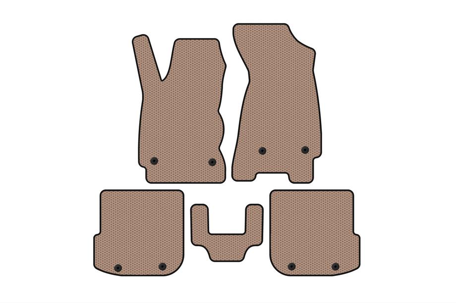 Audi A4 B5 1994–2001 Kumimatot Carsuit (Sedan, beige) Image