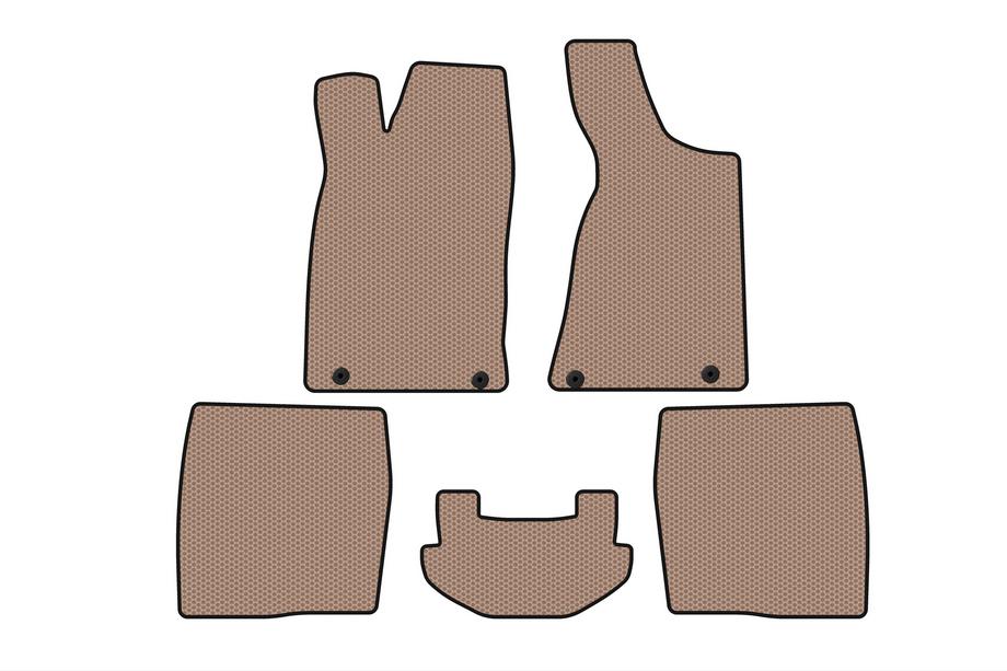 Audi 80/90 1987–1996 Carsuit kumimatot (1987-1991, Sedan, beige) Image