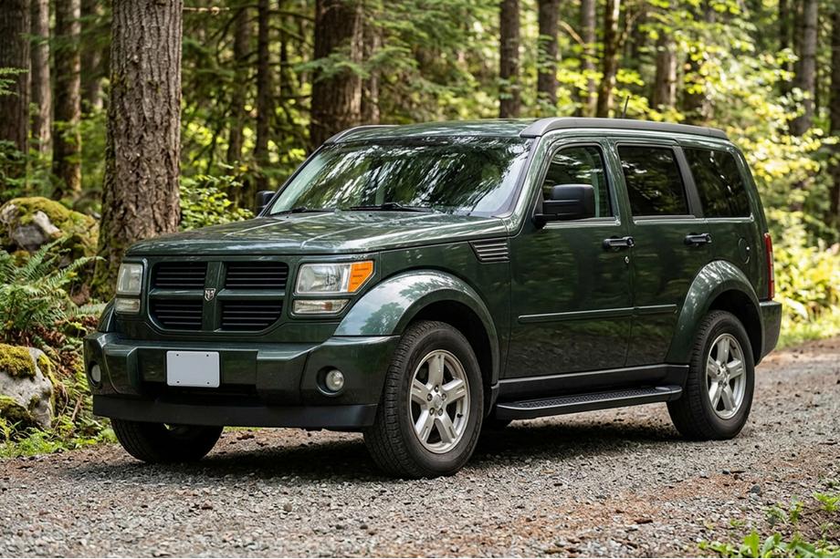 Dodge Nitro 2006–2011 Allmond Black sivuportaat (2 kpl, alumiini) Image