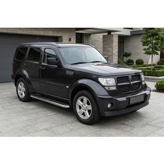 Maydos V1 sivuportaat (2 kpl, alumiini ↗ ruostumaton teräs) Dodge Nitro 2006–2011 kuva 1