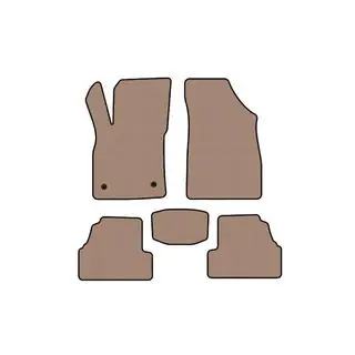 Carsuit kumimatot matkustamoon (2019-2023, beige) kuva 1