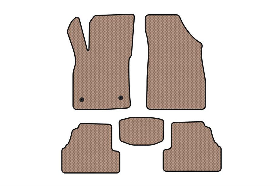 Chevrolet Trax 2012–2023 Carsuit kumimatot matkustamoon (2019-2023, beige) Image