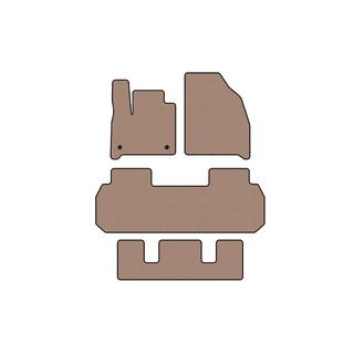 Carsuit kumimatot matkustamoon (3 riviä, beige) kuva 1