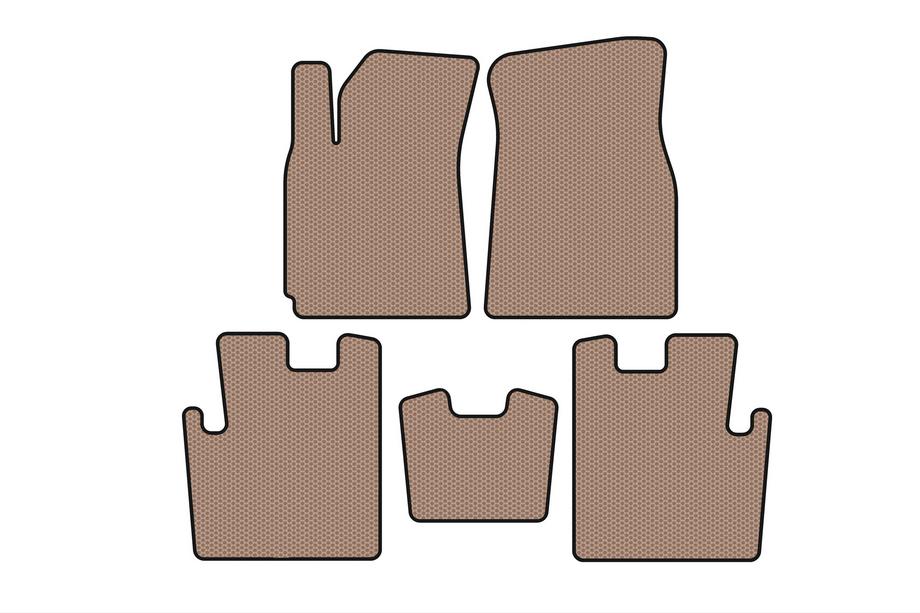Chery Tiggo 1 2005–2016 Carsuit kumimatot matkustamoon (2009-2013, beige) Kuva 1