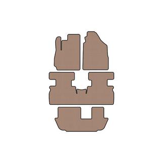 Carsuit kumimatot matkustamoon (3 riviä, beige) Jetour X70 2018– kuva 1