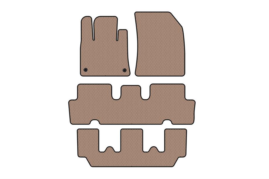 Citroen C-4 Picasso 2013–2022 Kumimatot Carsuit V1 (3 riviä, beige) Image