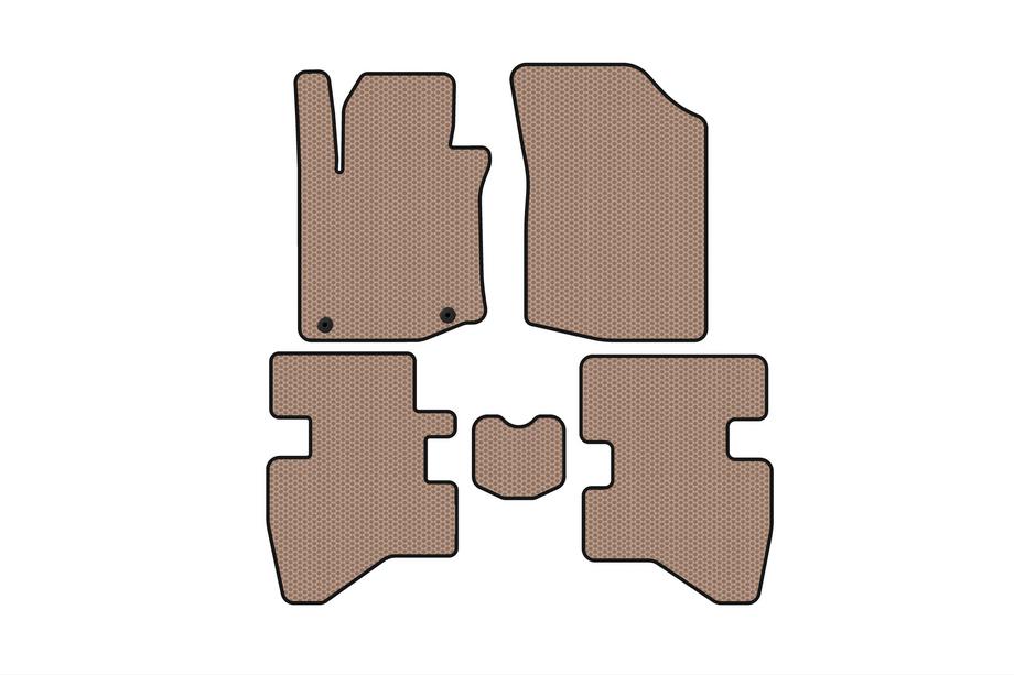 Citroen C-1 2005–2014 Kumimatot Carsuit (HB, beige) Image