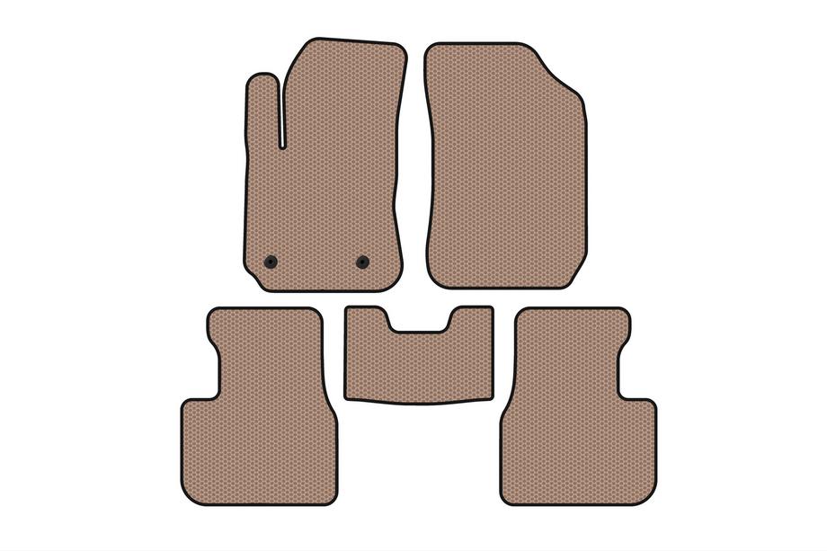 Citroen Cactus 2014–2020 Kumimatot Carsuit (Beige) Image