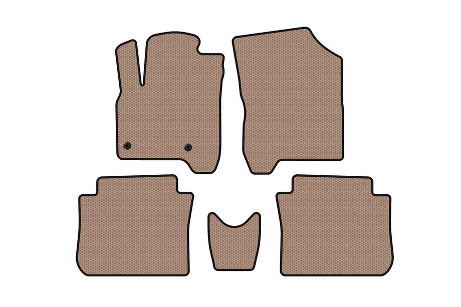 Citroen C-3 Picasso 2010–2017 Kumimatot Carsuit (Beige) Image