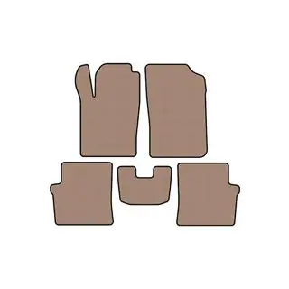 Kumimatot Carsuit (HB, 5-ovinen, beige) kuva 1