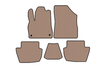 Citroen DS-5 2011–2015 Kumimatot Carsuit (HB, Hybrid/automaattilaatikko, beige) kuva 1
