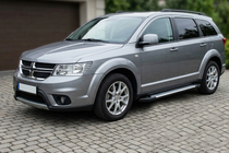 Dodge Journey 2008–2020 Allmond Grey -sivuporrassarja (2 kpl, alumiini) kuva 1