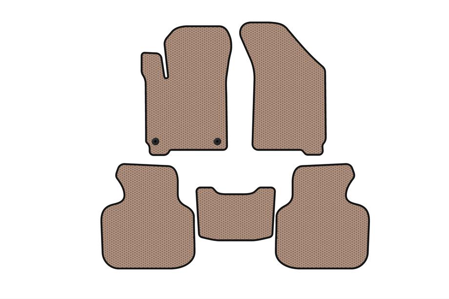 Dodge Journey 2008–2020 Kumimatot Carsuit (2011-2020, 7-paikkainen, beige) Image