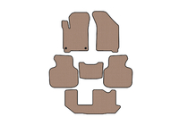 Dodge Journey 2008–2020 Kumimatot Carsuit (2011-2020, 3 riviä, 7-paikkainen, beige) kuva 1