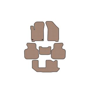 Kumimatot Carsuit (2011-2020, 3 riviä, 7-paikkainen, beige) kuva 1