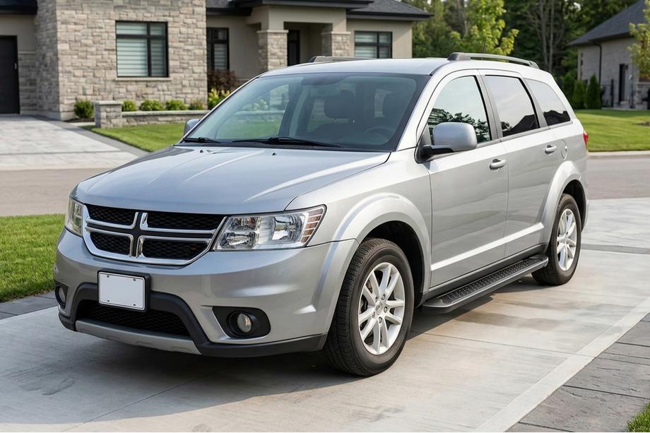 Dodge Journey 2008–2020 Allmond Black sivuaskelmat (2 kpl, alumiini) Image