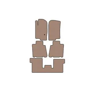 Carsuit kumimatot matkustamoon (3 riviä, beige)